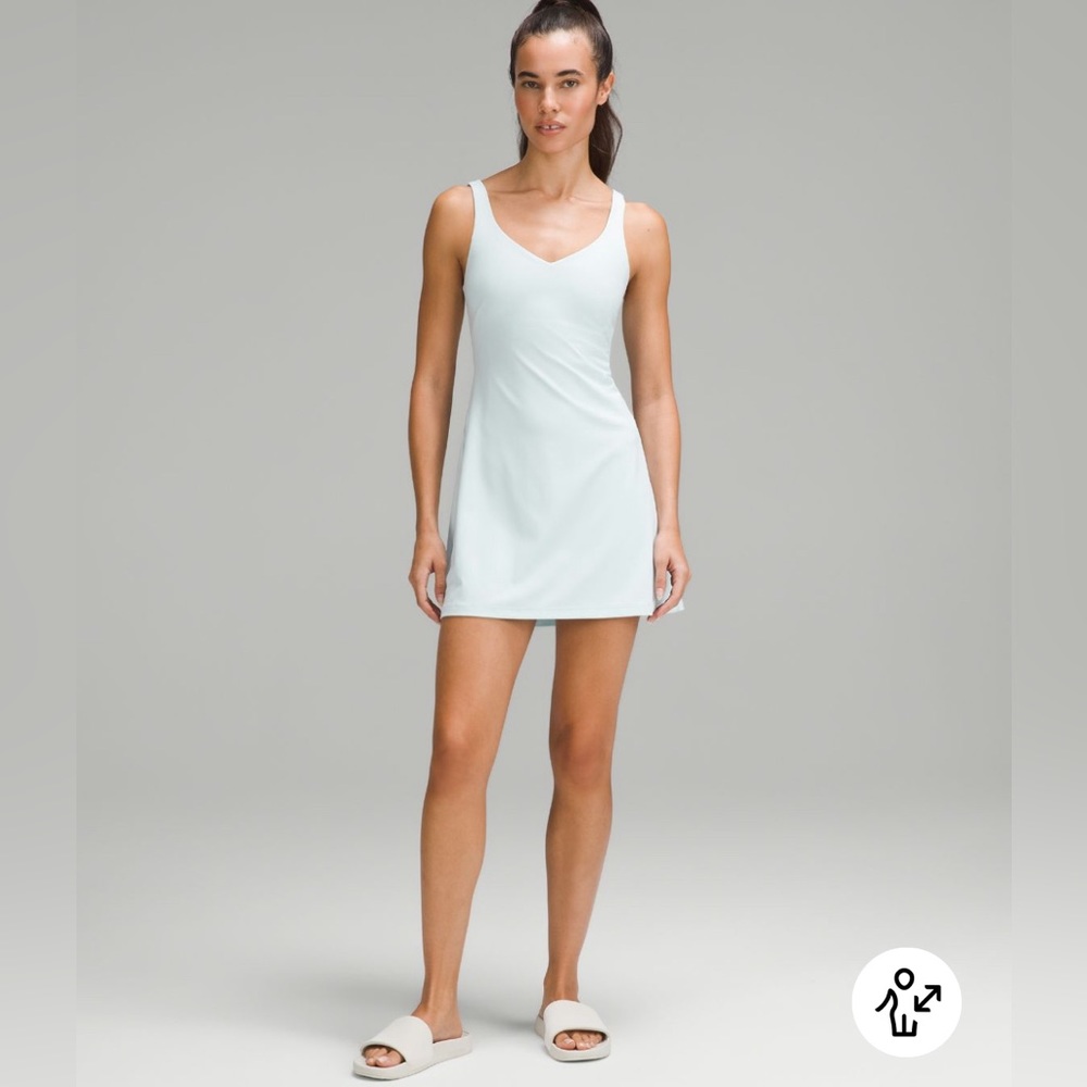 NWT Lululemon Align Dress Sheer Blue Size 2